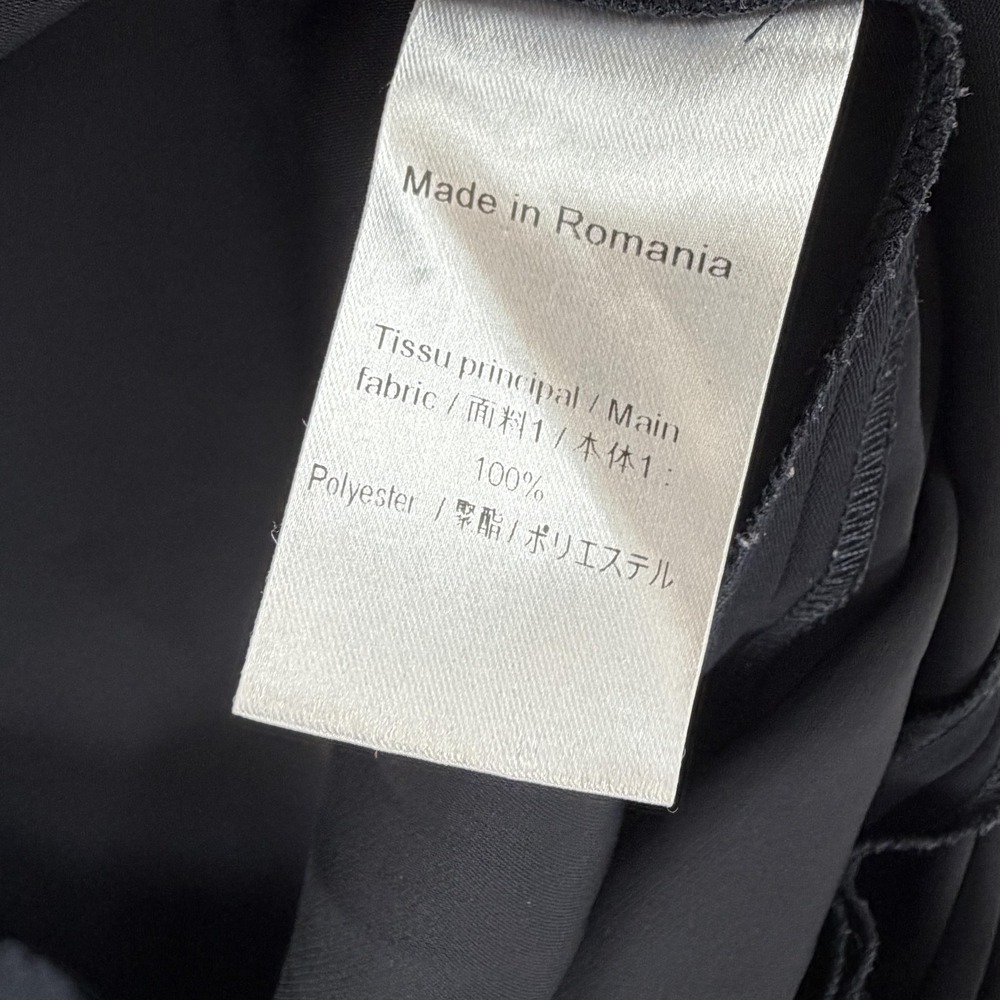 Louis Vuitton Dress Pants Womens 40 Black Straight Leg Polyester Uniform Work - Picture 6 of 11